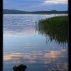 Schmachter See nach Sonnenuntergang