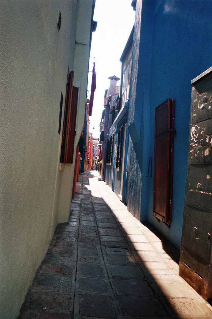 Schmale Gasse - Burano 2007