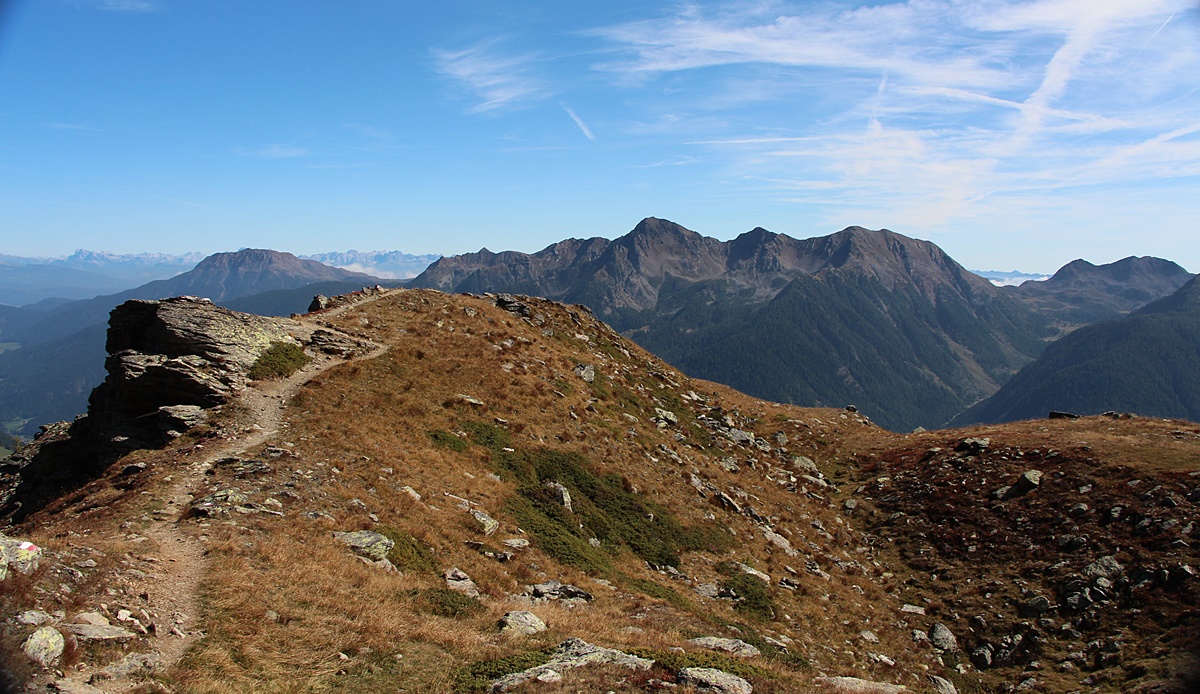 Schmale Pfade mit Aussicht