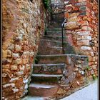 Schmale Treppe