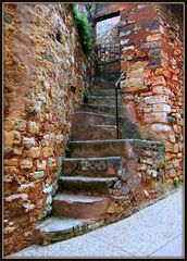 Schmale Treppe