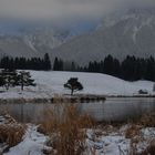 Schmalensee im November mit dem ersten Schnee