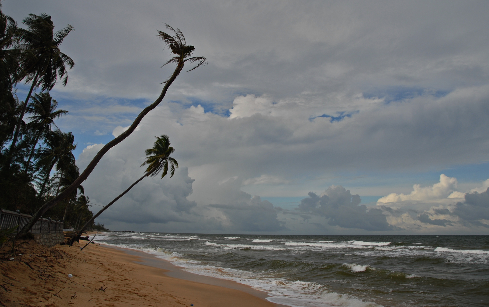 schmaler Strand