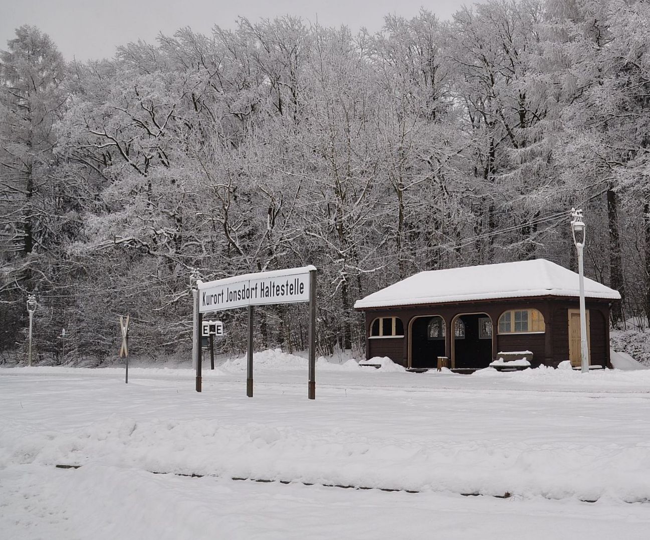 Schmalspur im Winter