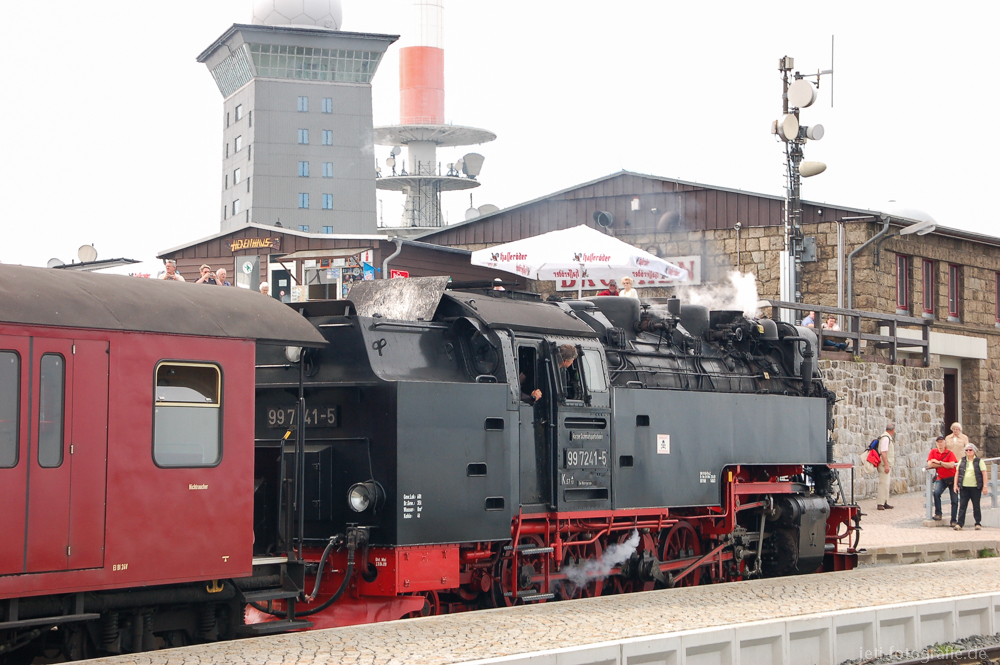 Schmalspurbahn Brocken 997241 Neubaulokomotive der Deutschen Reichsbahn