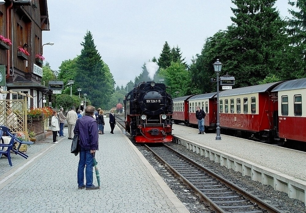 Schmalspurbahn.