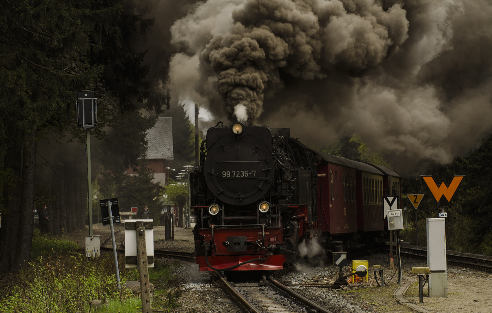 Schmalspurbahn im Harz