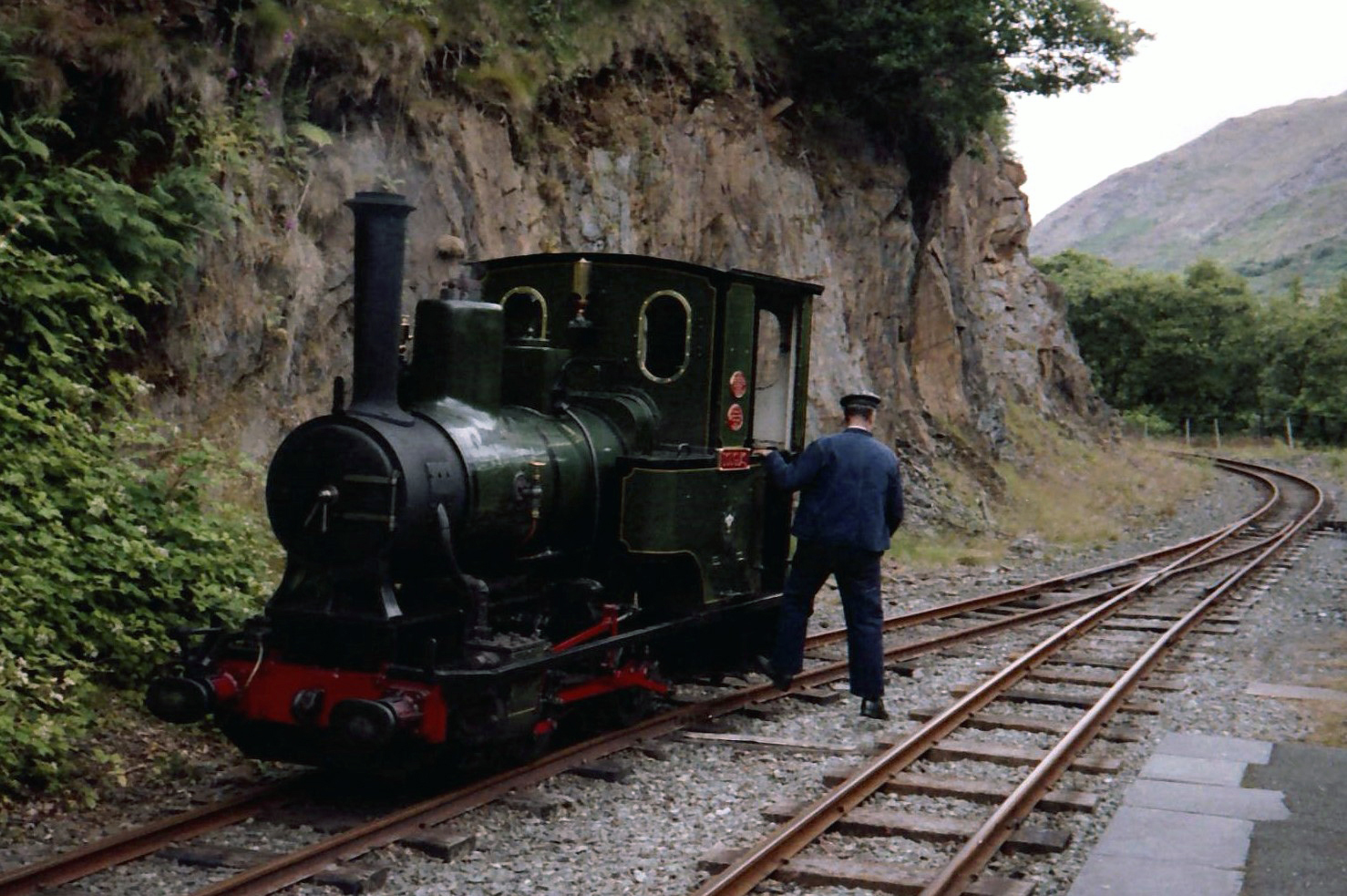 Schmalspurbahn in Wales