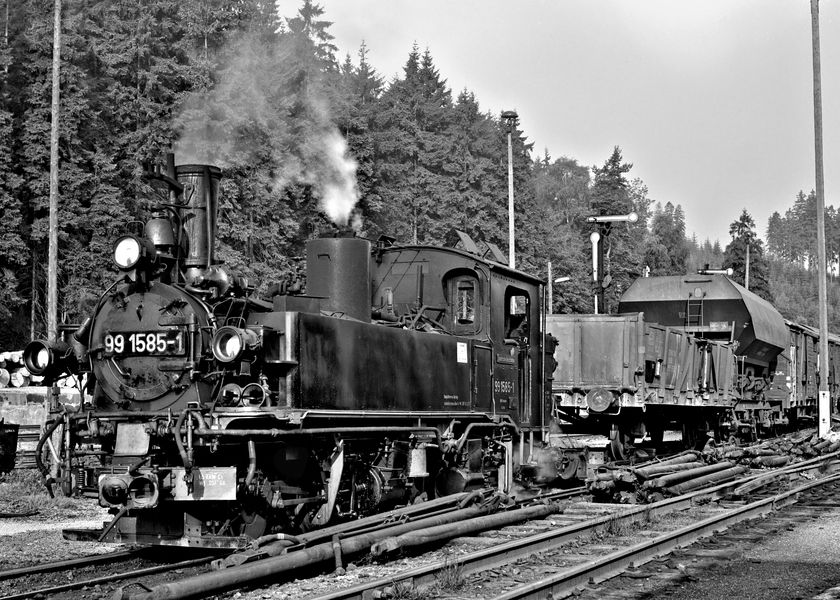 Schmalspurbahn Schönheide Süd - Rothenkirchen 1975