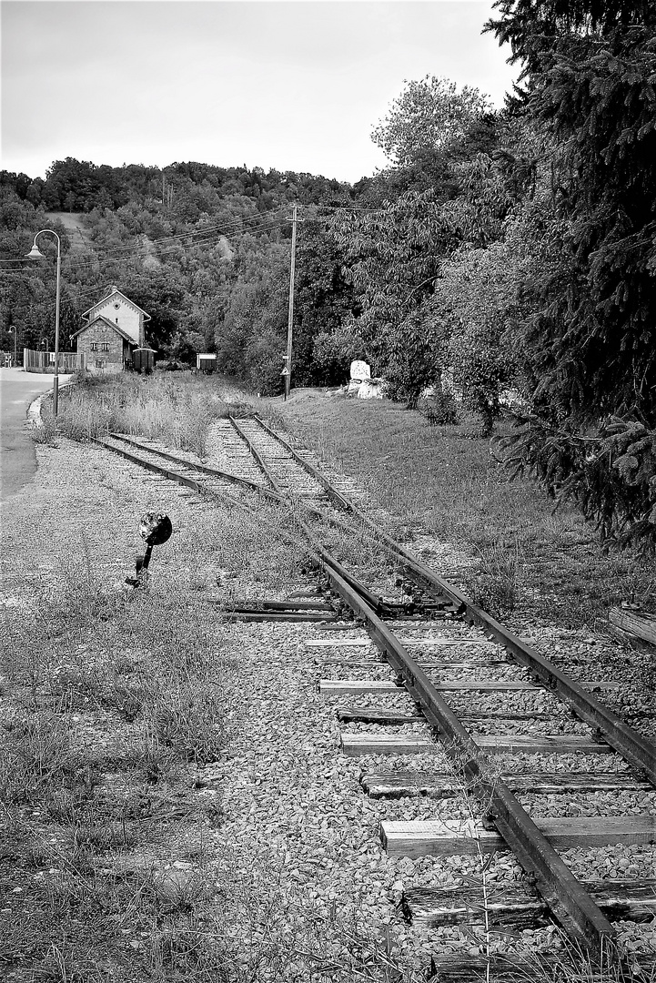 Schmalspurbahntrasse an der Jagst 