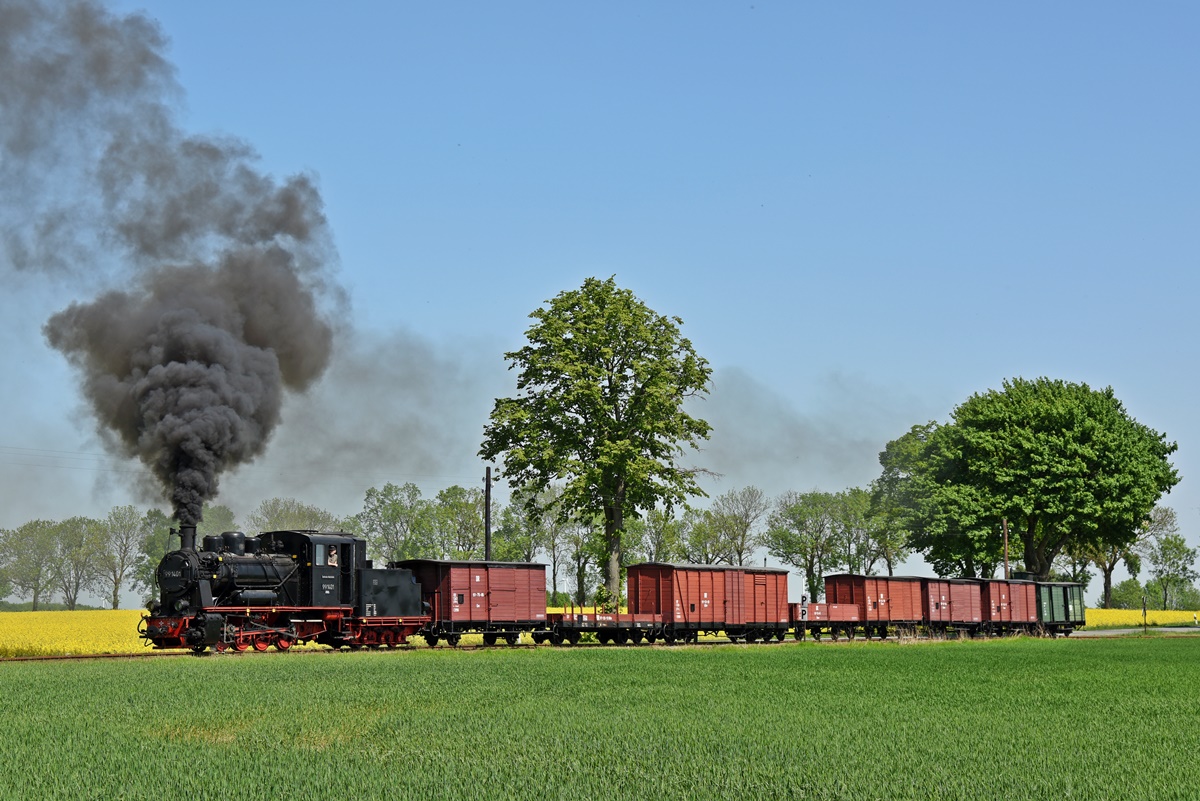 Schmalspurgüterzug von Mesendorf nach Lindenberg