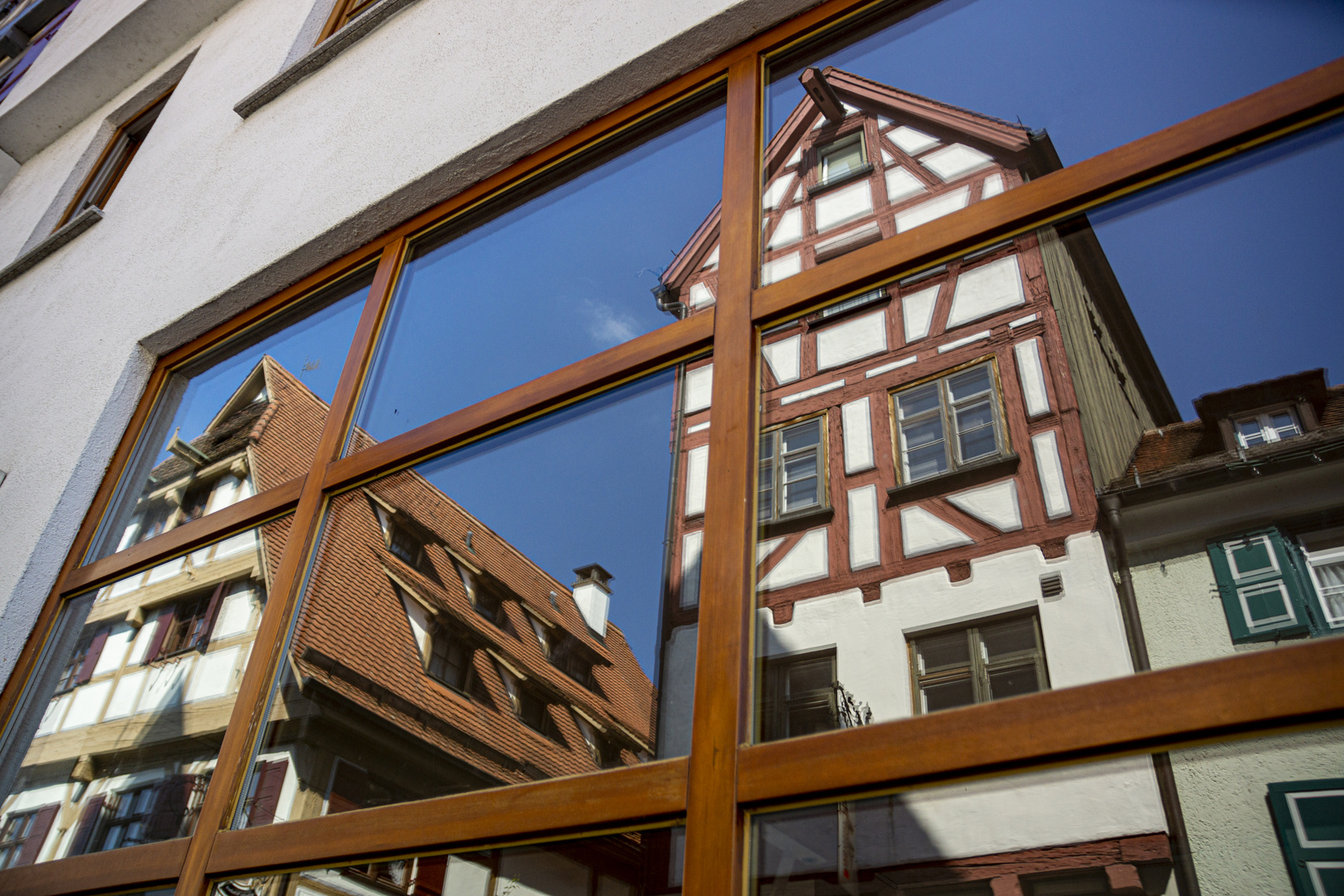 Schmalstes Haus von Ulm im Spiegel