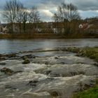 Schmelzwasser trübt den Neckar