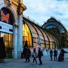 Schmetterlingshaus Wien im Abendlicht