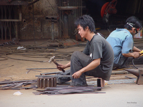 Schmied in Phnom Penh