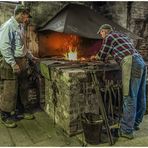 Schmiede in Betrieb