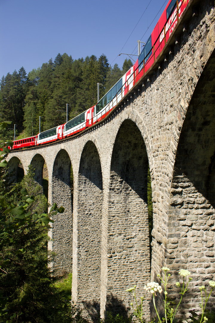 Schmittentobel-viadukt bei Filisur