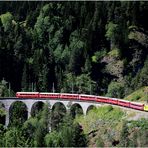 Schmittentobelviadukt in Streiflicht