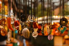 Schmuck auf dem Aegidi-Weihnachtsmarkt in Münster