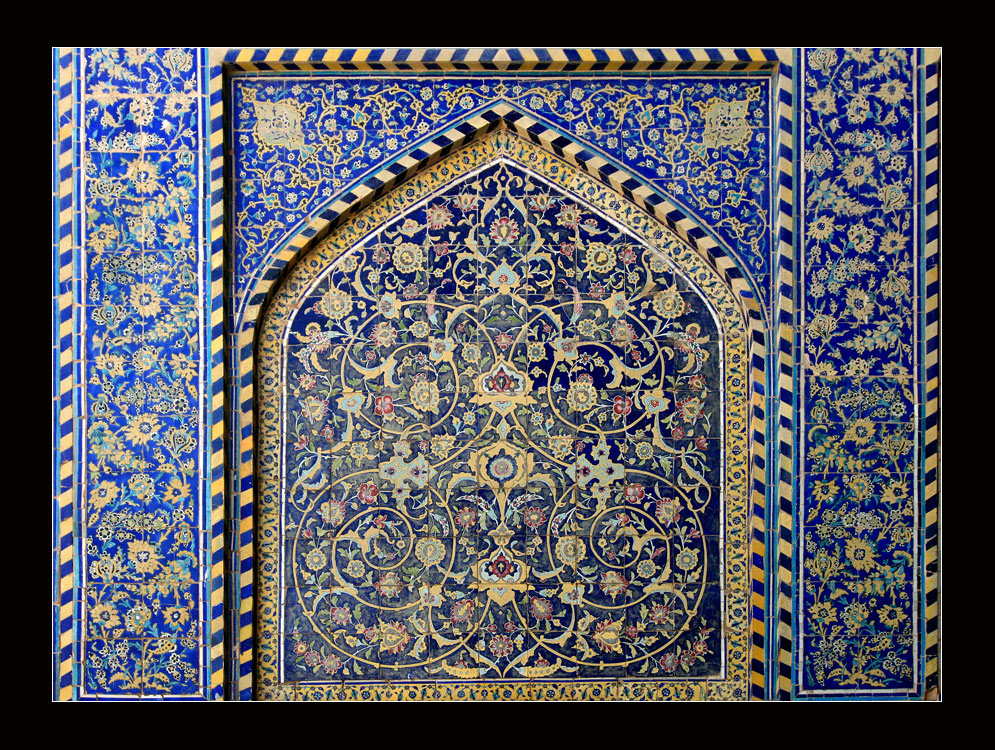 Schmuckdetail der Imam Moschee