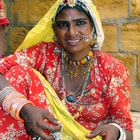 Schmuckverkäuferin in Jaisalmer