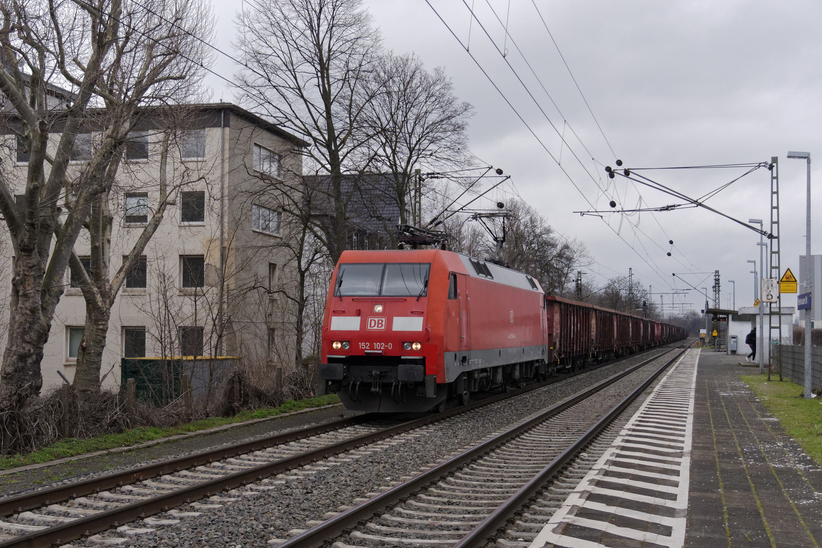 Schmuddelwetter in Rheinhausen