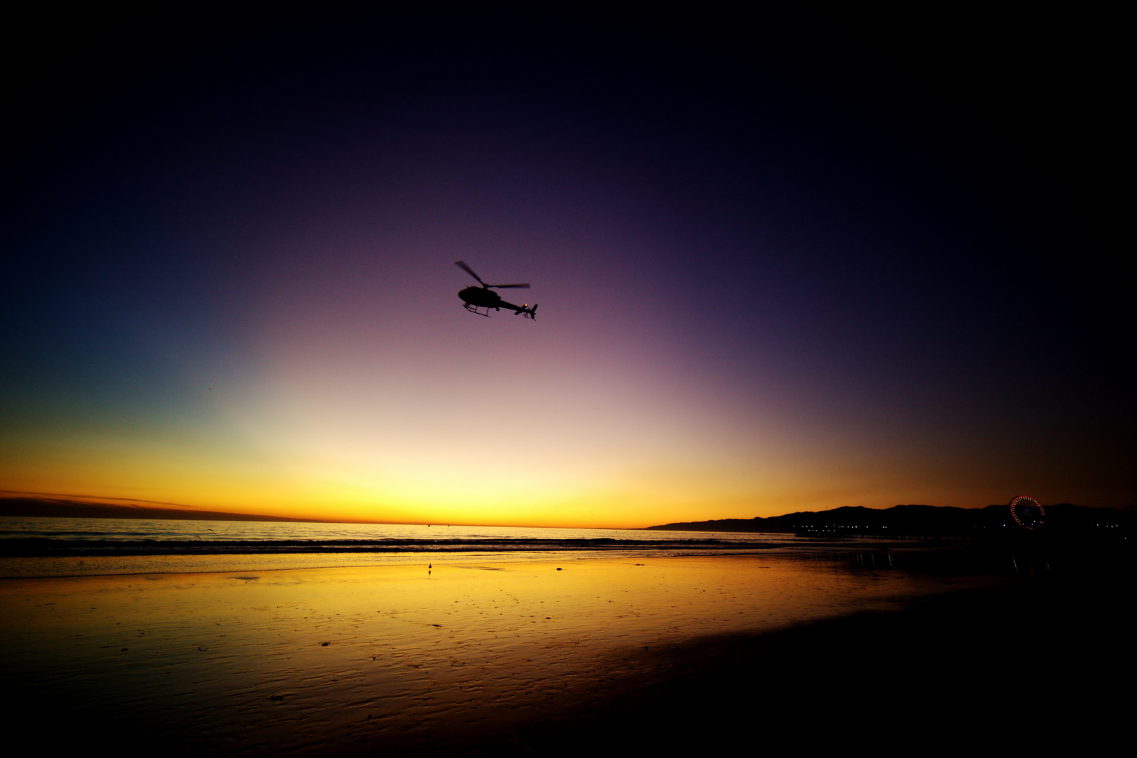 Schnappschuss am Santa Monica Beach