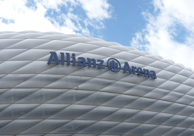 Schnappschuss an der Allianz Arena