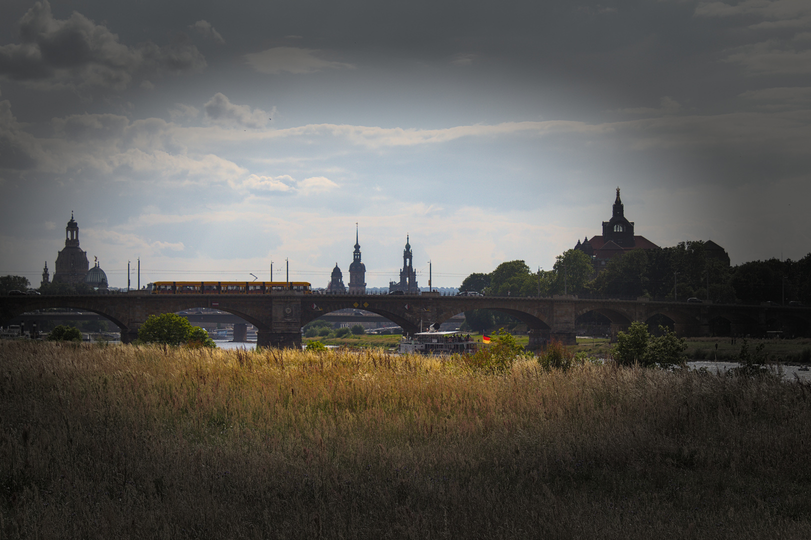 Schnappschuss an der Elbe