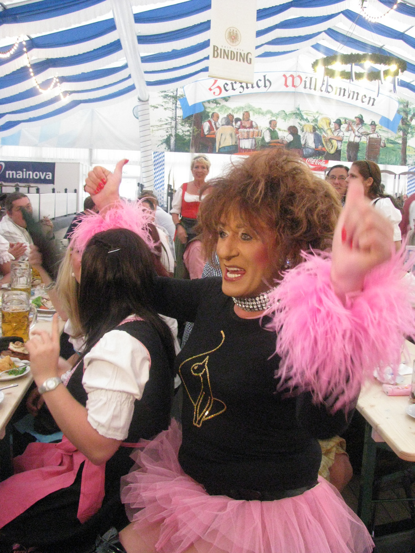 Schnappschuss auf dem Frankfurter Oktoberfest von Christin