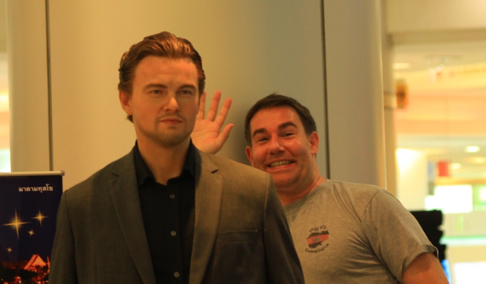 Schnappschuss mit Leonardo di Caprio im MBK - Bangkok - Thailand - Oktober 2011