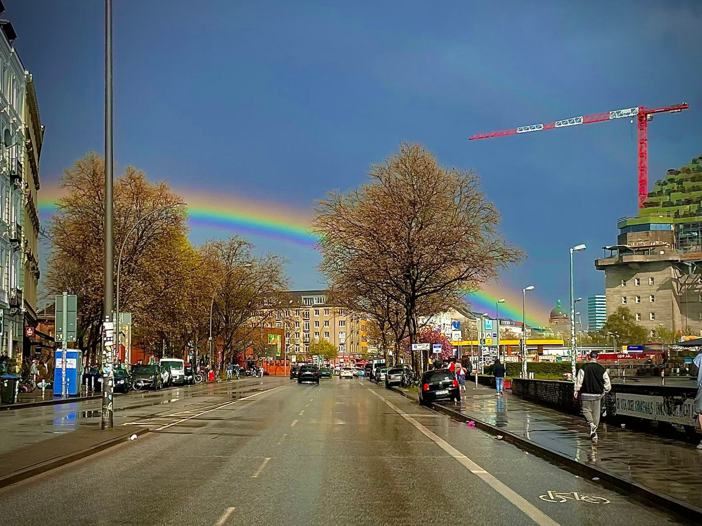 Schnappschuss mitten in Hamburg 