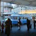 Schnappschuss von Museums-Tram in Zürich