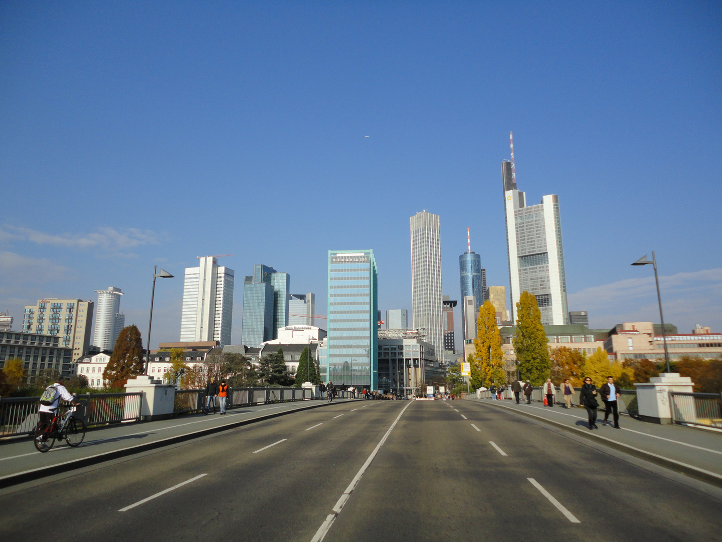 Schnapschuß während des Frankfurt Marathon 2010