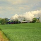 Schnaufend übers Feld