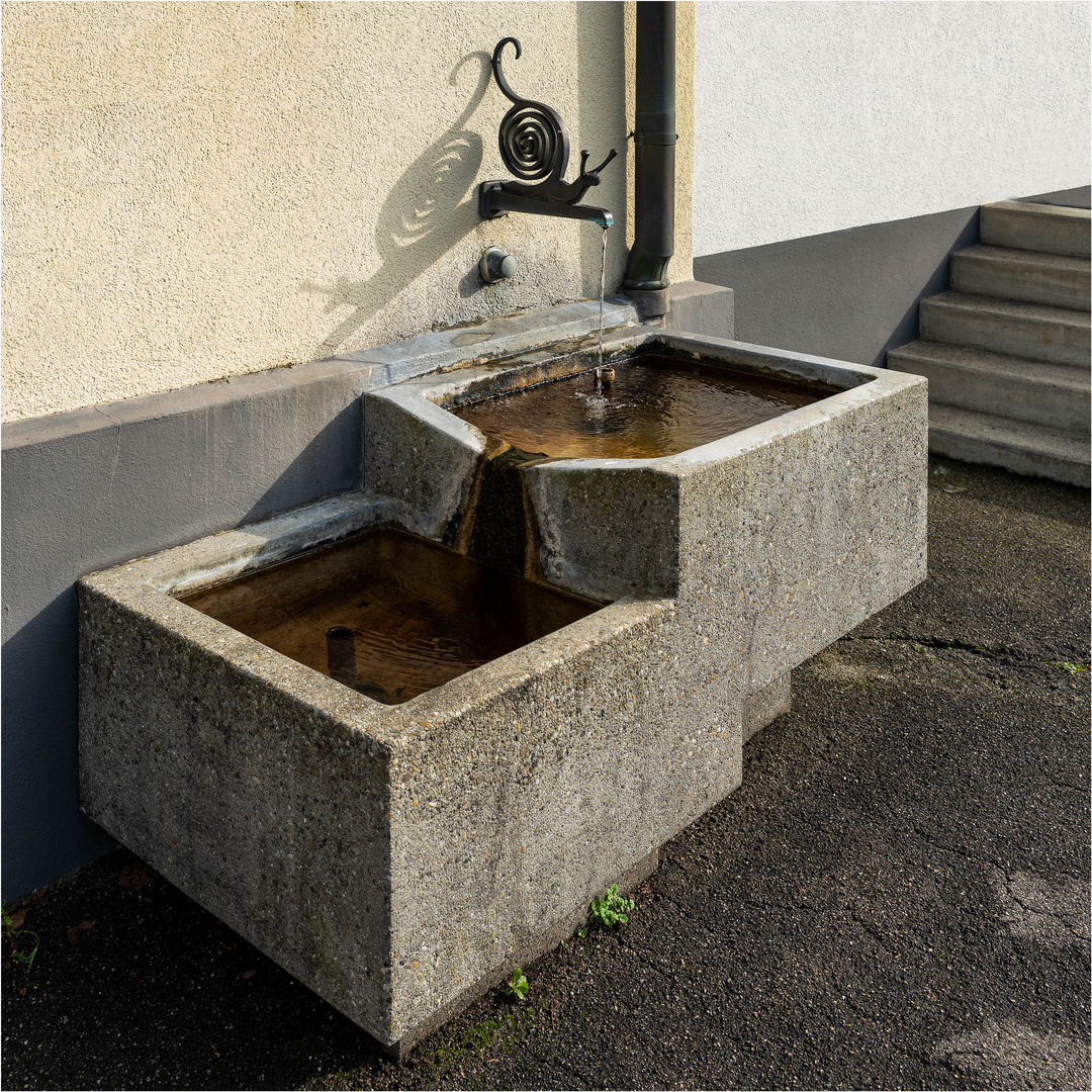 Schnecken- Hahn- Brunnen