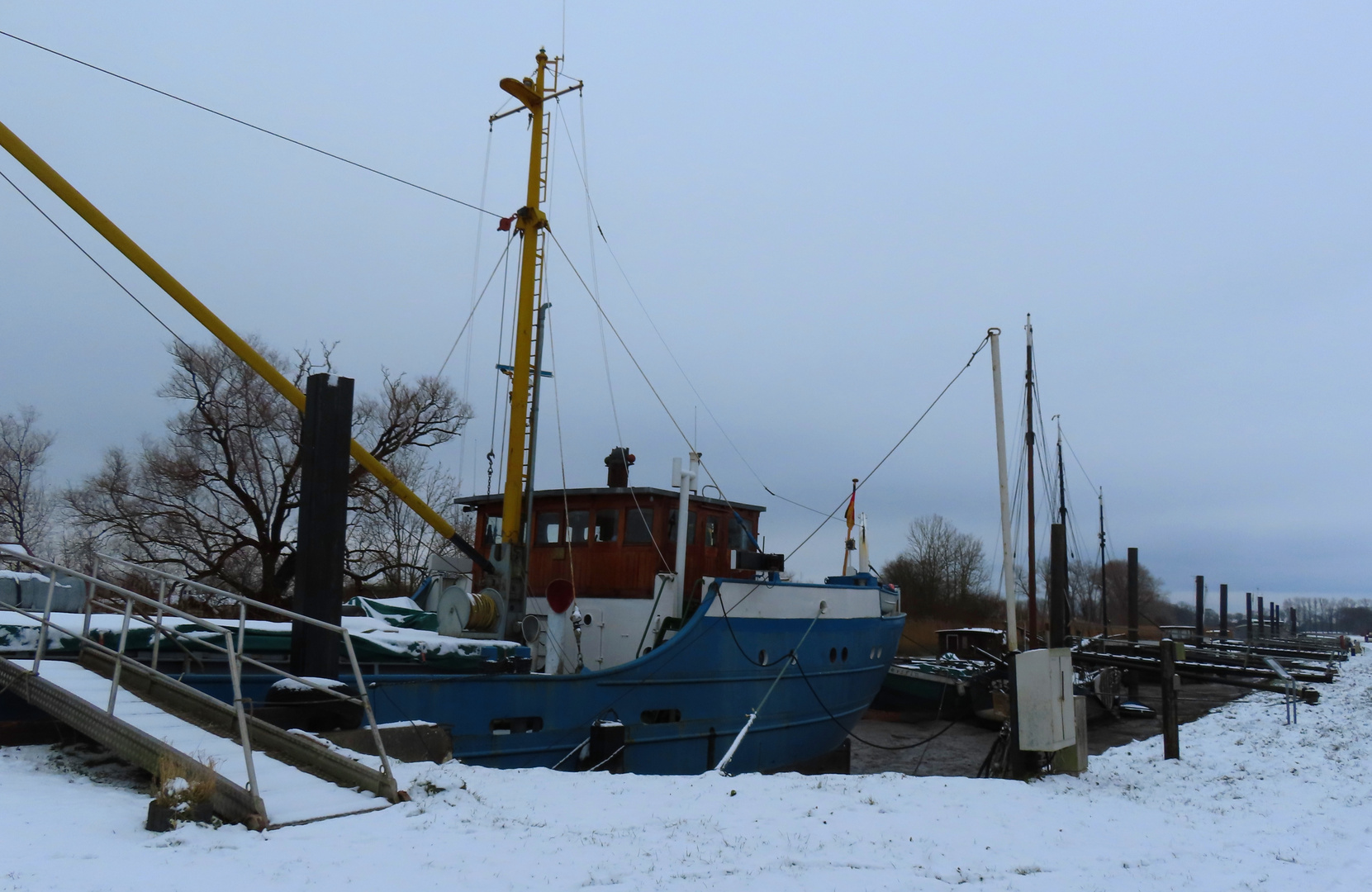 Schnee am 17.01.2024