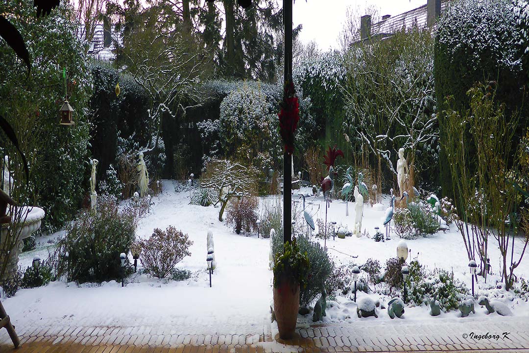 Schnee am 23.1.19 - Das war es wohl - hoffentlich - in diesem Winter