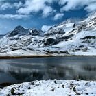 SCHNEE AM BERNINAPASS