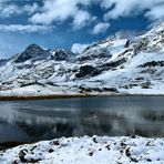 SCHNEE AM BERNINAPASS