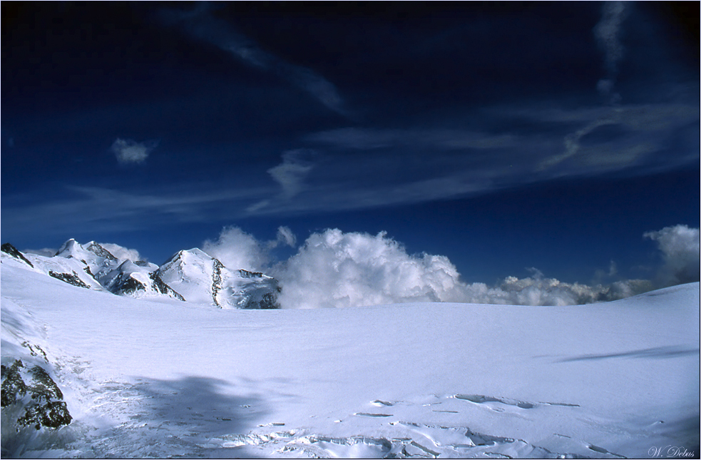 Schnee am kleinen Matterhorn