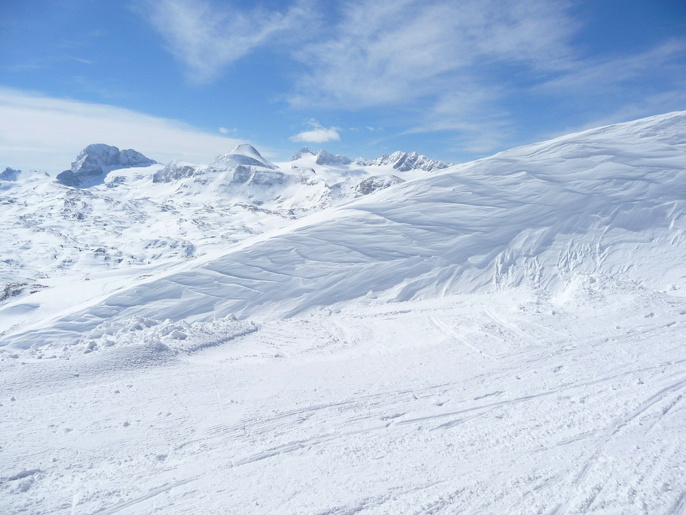 Schnee am Krippenstein Oö.