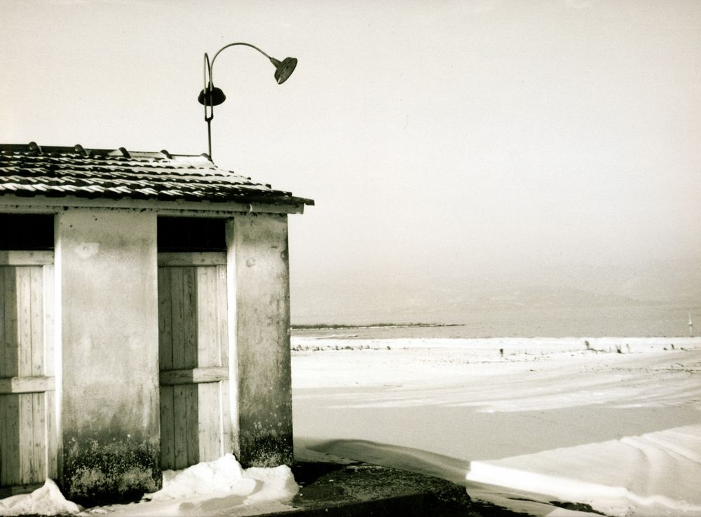 Schnee am Lago Trasimeno