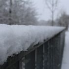 Schnee am Morgen vertreibt Kummer und Sorgen