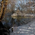 Schnee am Mühlengraben