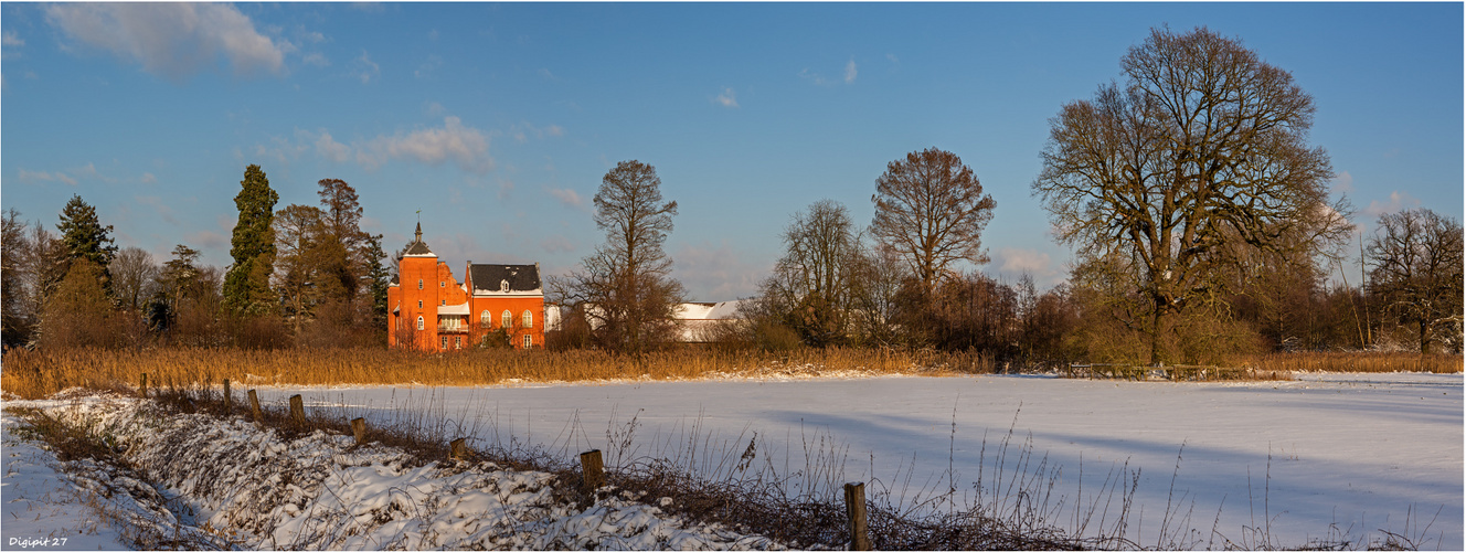 Schnee am Niederrhein ...