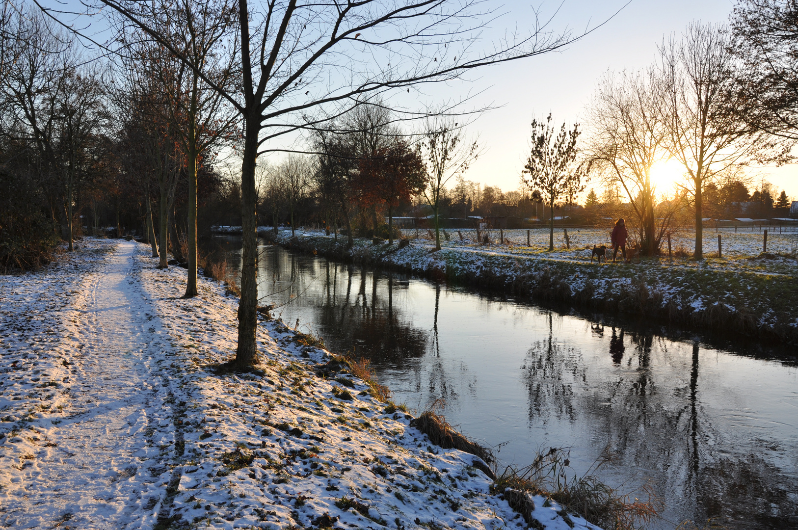 Schnee am Niederrhein