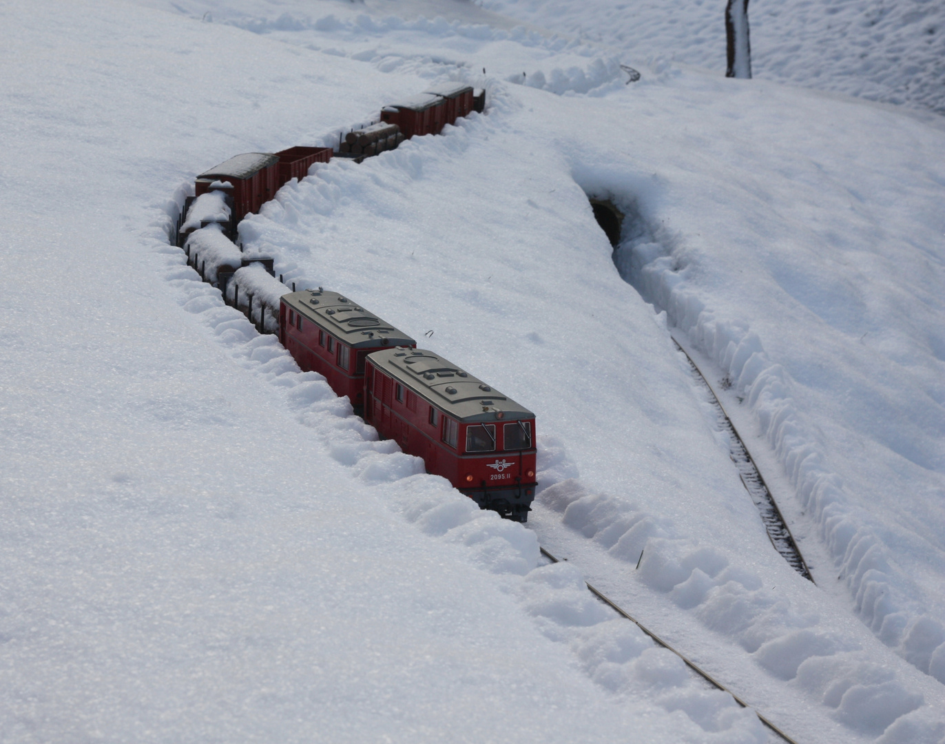 Schnee am Sonntag