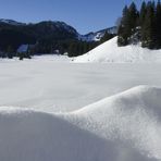 Schnee am Spitzingsee