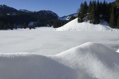 Schnee am Spitzingsee